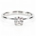 18К  Бяло Злато Диамантен Годежен Пръстен Bloom Jewellery