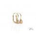 Нежни Обеци 14К Жълто злато с Английско Закопчаване   Bloom Jewellery