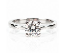 Годежен Пръстен 18К Бяло Злато със Сертификат IGI Bloom Jewellery Годежен Пръстен 18К Бяло Злато със Сертификат IGI Bloom Jewellery