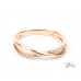 Пръстен 14К Розово Злато с Циркони Bloom Jewellery