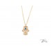 Колие Ръката на Фатима  от 14К Жълто Злато Bloom Jewellery