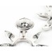 Обеци Слънчогледи с Диаманти и Кварц 14К Бяло Злато Bloom Jewellery Обеци Слънчогледи с Диаманти и Кварц 14К Бяло Злато Bloom Jewellery
