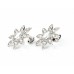 Обеци Слънчогледи с Диаманти и Кварц 14К Бяло Злато Bloom Jewellery Обеци Слънчогледи с Диаманти и Кварц 14К Бяло Злато Bloom Jewellery