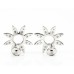 Обеци Слънчогледи с Диаманти и Кварц 14К Бяло Злато Bloom Jewellery Обеци Слънчогледи с Диаманти и Кварц 14К Бяло Злато Bloom Jewellery