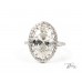 Годежен пръстен с овален лабораторен диамант 4.08 ct | Bloom Jewellery