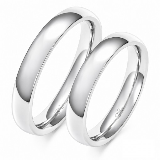 Брачни Халки Жълто Злато 4мм "Класик" | Bloom Jewellery