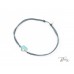 Нежна Гривна Сърце от 14К Бяло Злато Bloom Jewellery