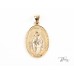  Медальон с Лика на Богородица 14К Жълто Злато Bloom Jewellery 