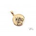 Медальон 14К Жълто Злато  с Лика на Богородица  Bloom Jewellery 
