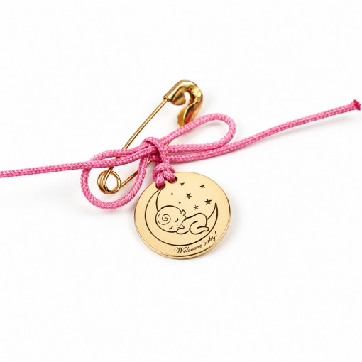 Златна Мини Паричка Подарък за Бебе 14К Жълто Злато от Bloom Jewellery