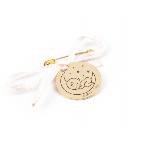 Златна Мини Паричка Подарък за Бебе 14К Жълто Злато от Bloom Jewellery