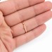 Елегантен Годежен Пръстен с Диамант 0.07 ct G/VS 18К Розово Злато Bloom Jewellery