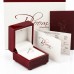 Стилен Годежен Пръстен с Диамант 0.21 ct G/VS 18К Бяло Злато Bloom Jewellery