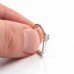 Елегантен Годежен Пръстен с Диамант 0.08 ct G/SI 18К Бяло Злато Bloom Jewellery