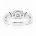 Пръстен с 5 Диаманта Принцес 1.05 ct G/VS 18К Бяло Злато Bloom Jewellery