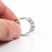 Пръстен с 5 Диаманта Принцес 1.05 ct G/VS 18К Бяло Злато Bloom Jewellery